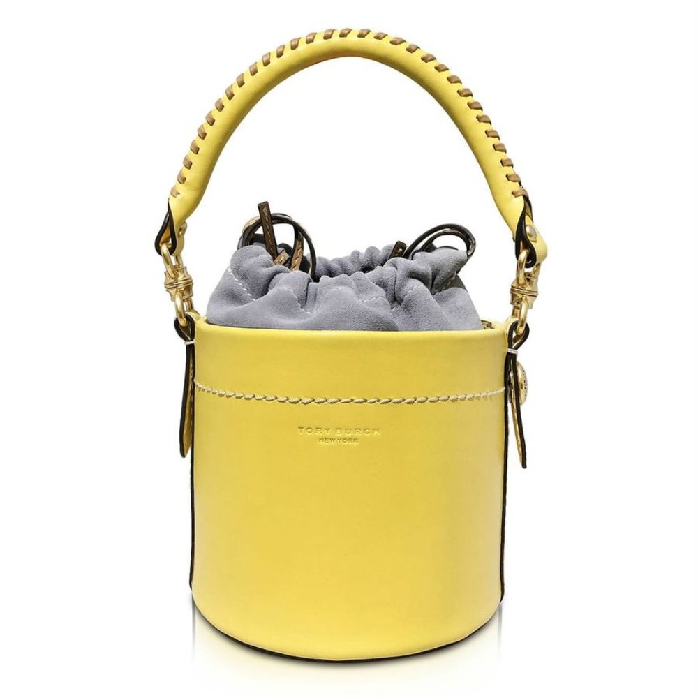 Tory Burch Miller Small Canteen Bag In Limone